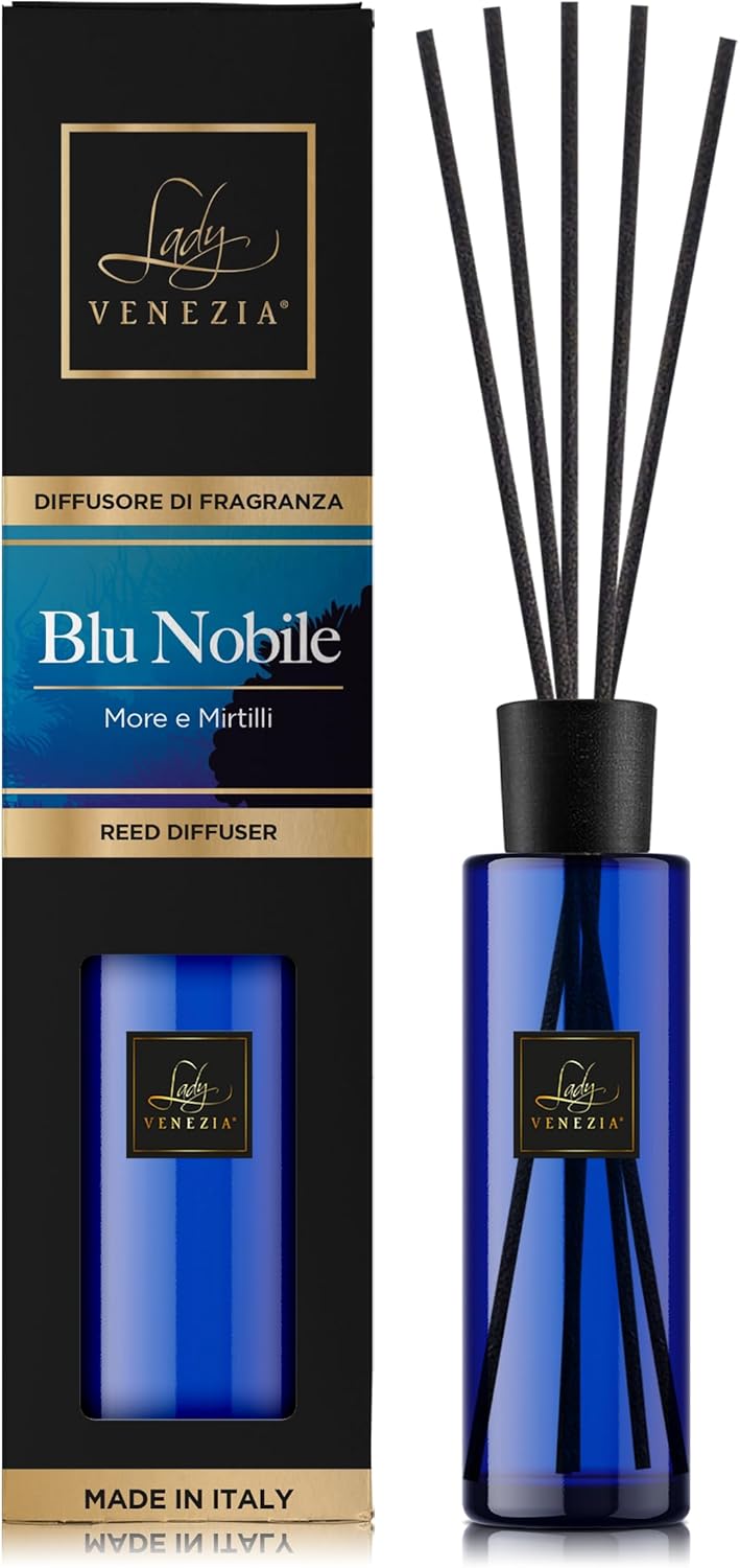 Diffusore Bastoncini 500ml Blu - Fragranza Elegante per Ambienti Diffusore Bastoncini 500ml Blu - Fragranza Elegante per Ambienti